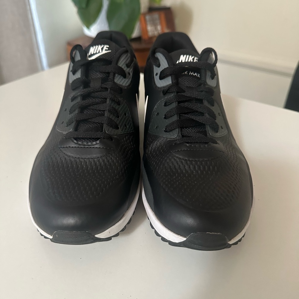 Nike Air Max Golf Sneakers #CU9978-002 in Color Black/White Size US 10.5